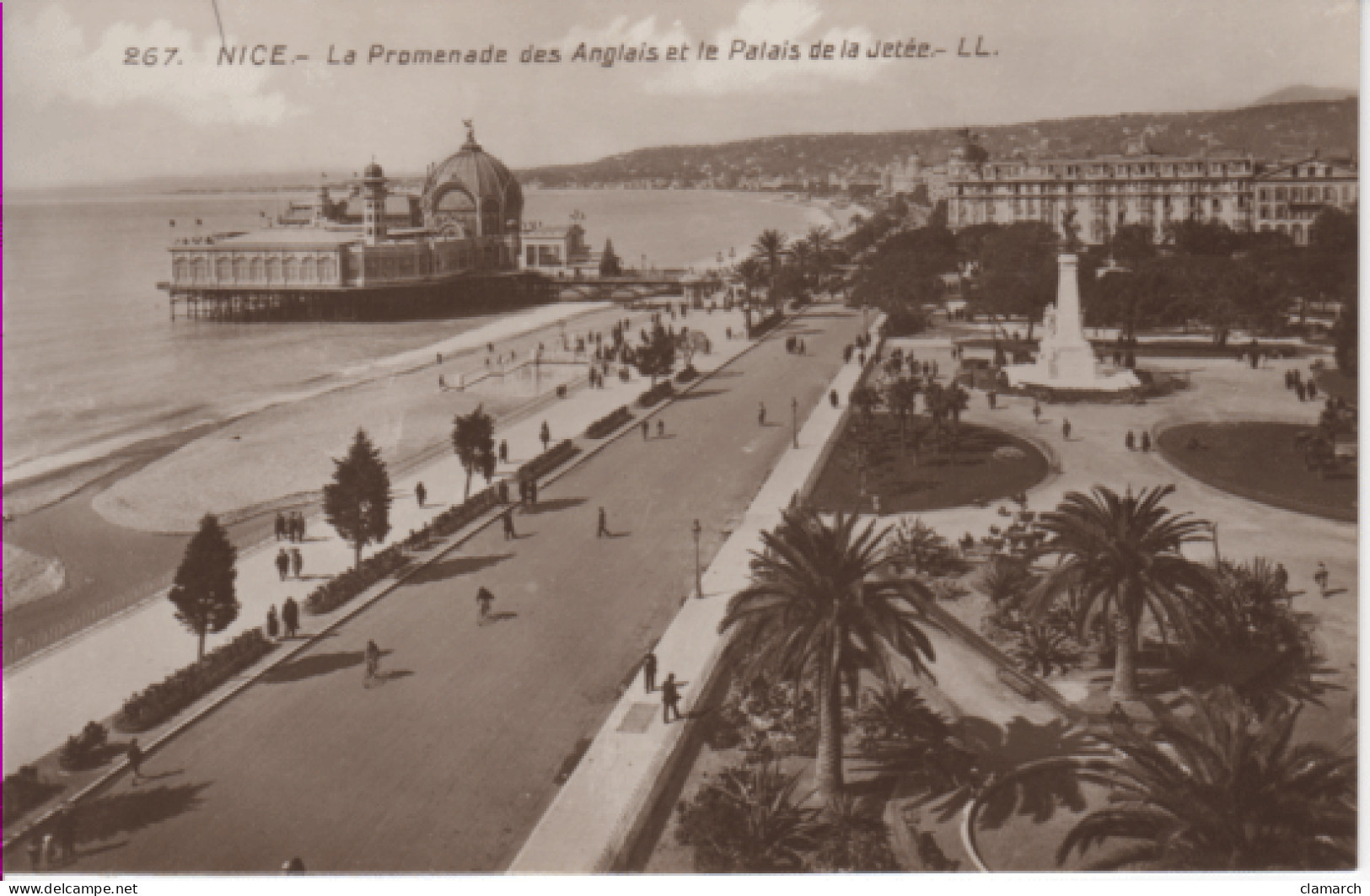 ALPES MARITIMES-Nice-La Promenade Des Anglais Et Le Palais De La Jetée - LL 267 - Monumenten, Gebouwen