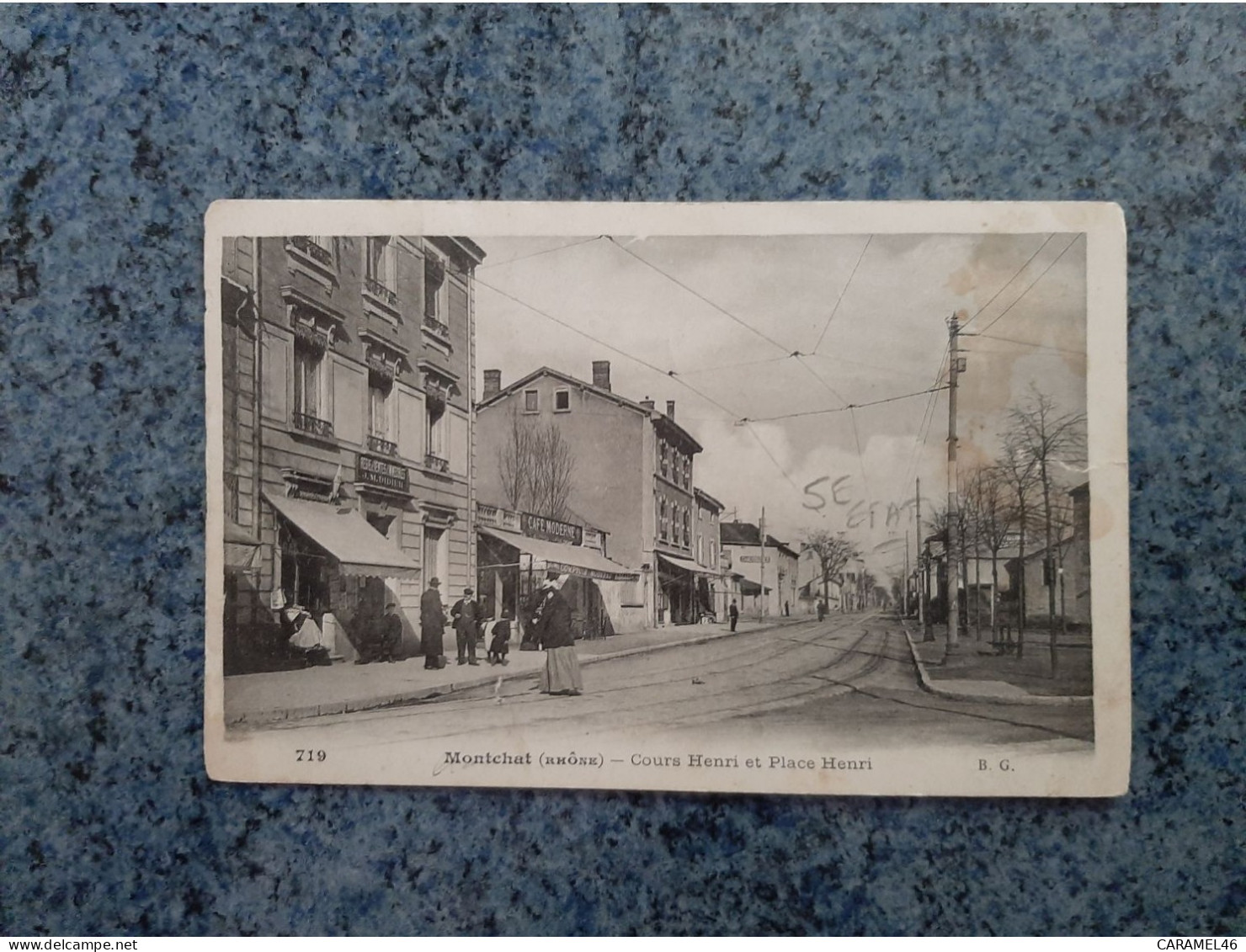 CPA  - 719  - MONTCHAT  ( RHONE )  - COURS HENRI ET PLACE HENRI - Otros & Sin Clasificación