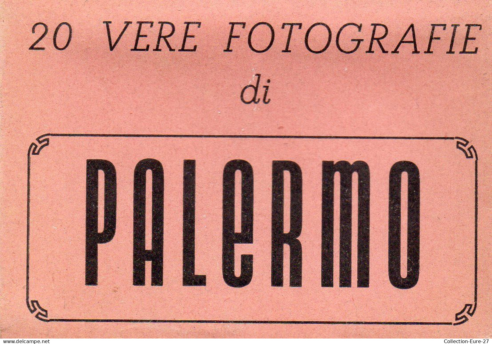 (15/05/24) ITALIE-CPSM PALERMO - POCHETTE DE 20 PHOTOS - Palermo