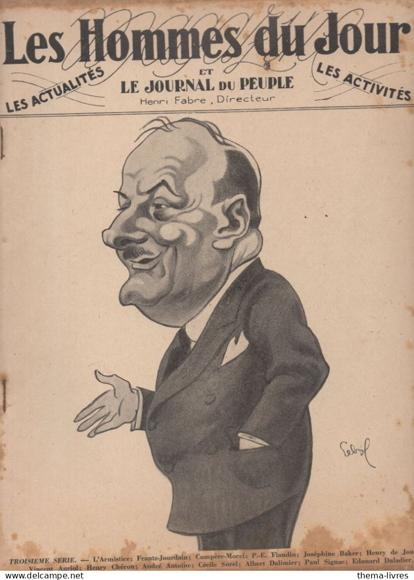 Revue LES HOMMES DU JOUR  Brochage  (éditeur?) Contenant Les N°27 Du 10 Nov 1932 Au 39 Du 10 Fev 1933 (CAT1082 /R3) - 1900 - 1949