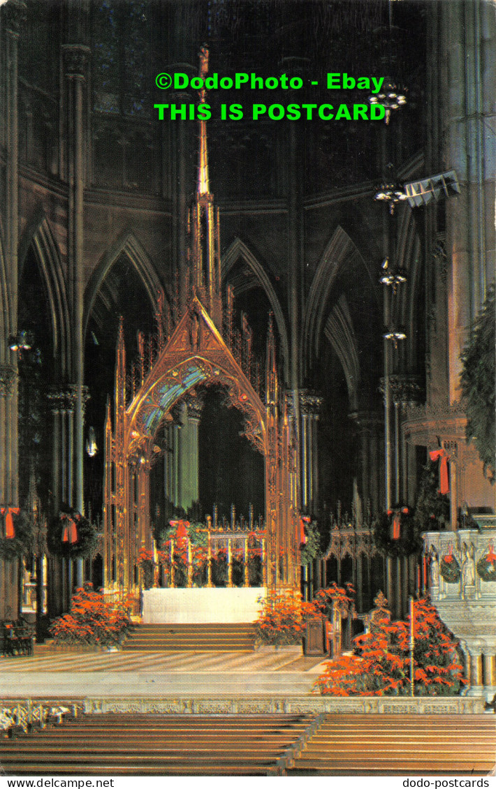 R420641 N. Y. New York. St. Patrick Cathedral. High Altar. Custom Studios - World