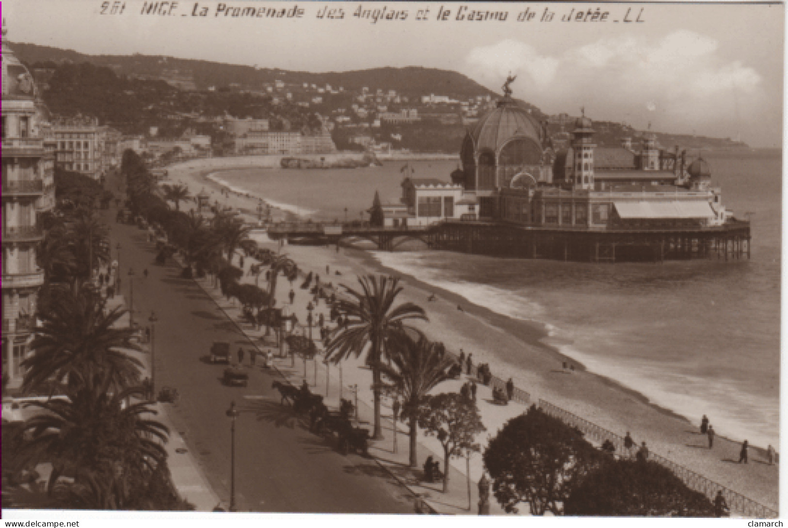 ALPES MARITIMES-Nice-La Promenade Des Anglais Et Le Casino De La Jetée - LL 261 - Monumenten, Gebouwen