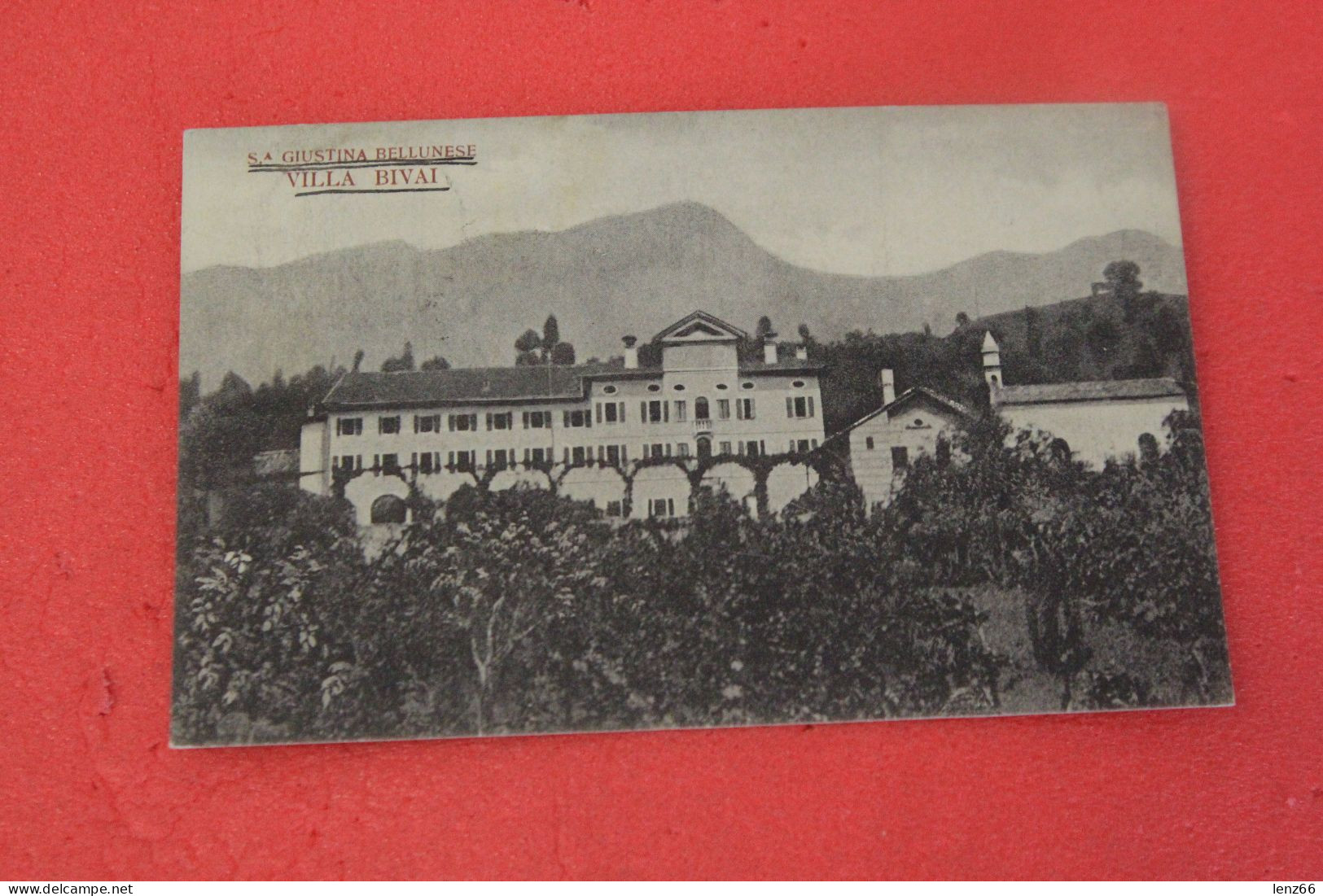 Belluno Santa Giustina Bellunese Villa Bivai 1927 - Belluno