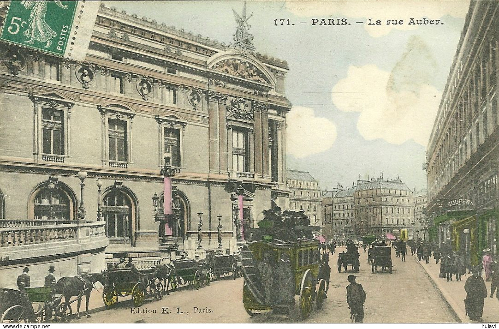 75  PARIS 9° - LA RUE AUBER (ref 8713) - Paris (09)