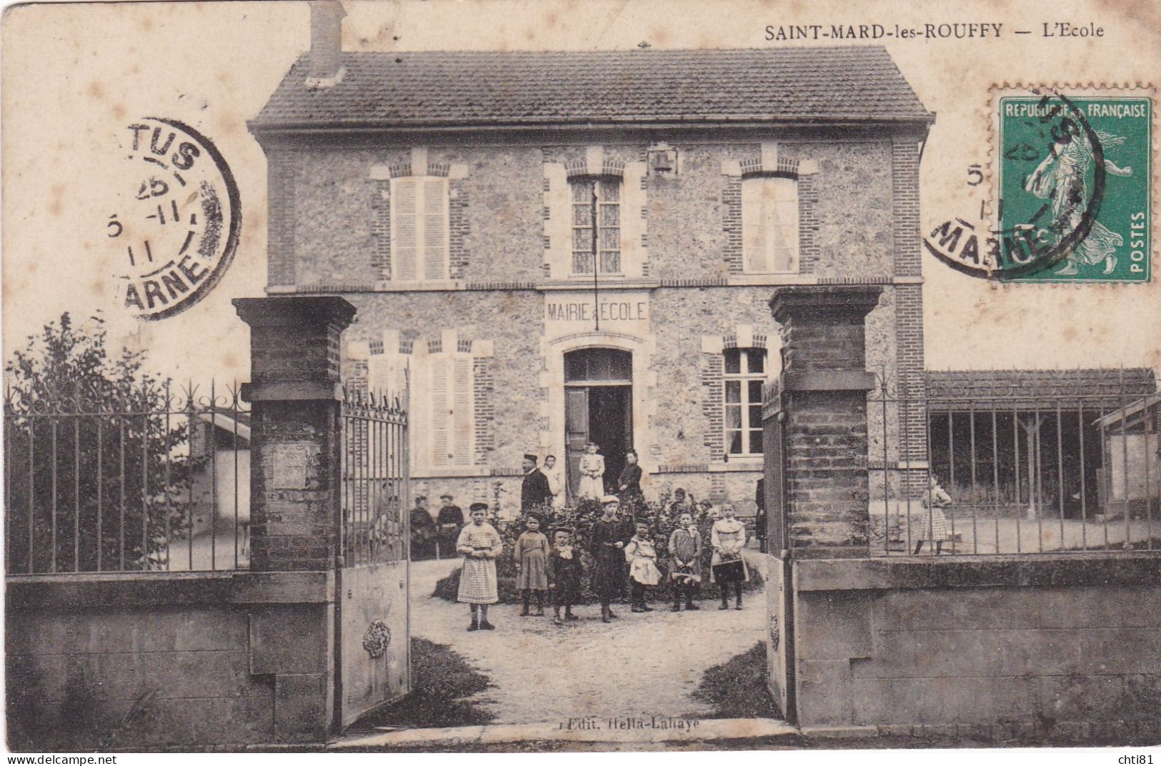 DEP51.......SAINT MARD LES ROUFFY...ECOLE - Sonstige & Ohne Zuordnung