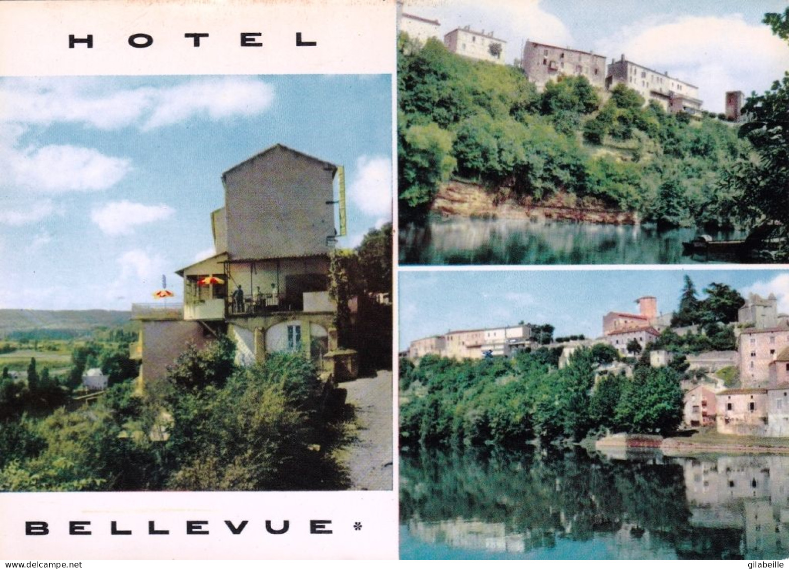 46 - Lot -  PUY L EVEQUE  - Hotel Restaurant Bellevue - Sonstige & Ohne Zuordnung