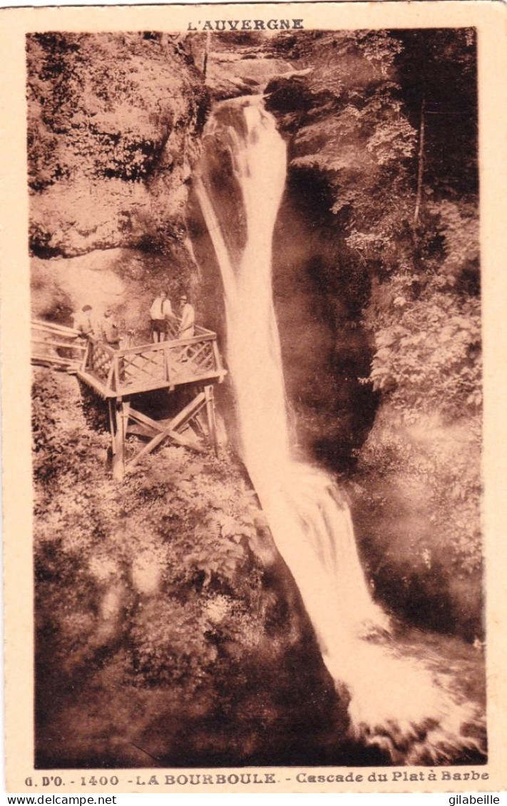 63 - Puy De Dome -  LA BOURBOULE - Cascade Du Plat A Barbe - La Bourboule