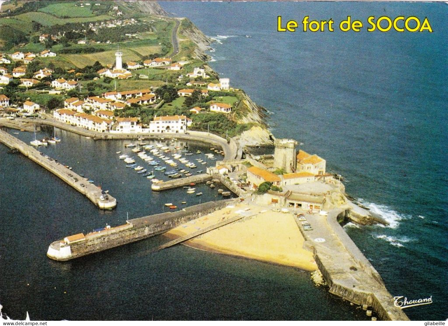64 - Pyrenees Atlantiques- SAINT JEAN De LUZ -  Le Fort Et Le Port De Socoa Vue D Avion - Saint Jean De Luz