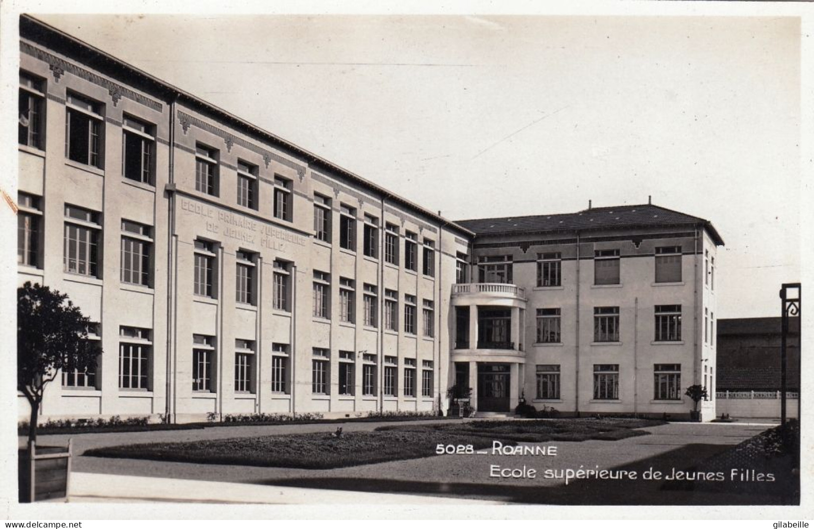 42 - Loire -  ROANNE - Ecole Superieure De Jeunes Filles - Carte Glacée - Roanne