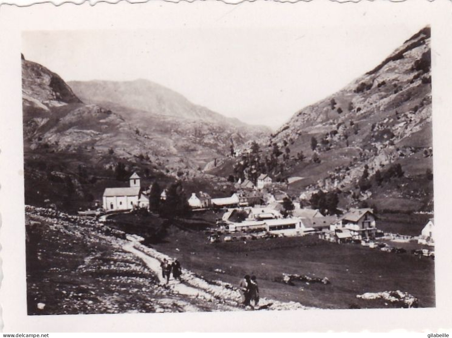 PHOTO 6.4 X 4.6 -   Village De GAVARNIE ( 65 ) Aout 1934 - Places