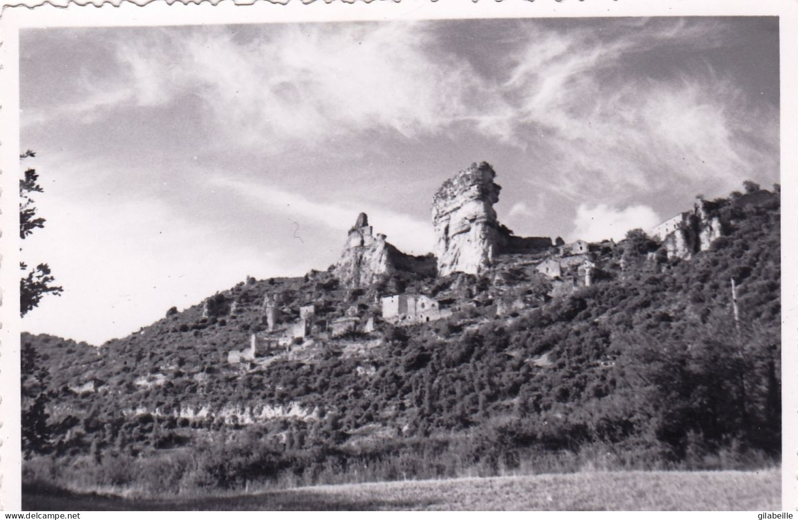 PHOTO 10.0 X 7.0 - Village Dans Les  Gorges Du Tarn - (48 ) Aout 1952 - Plaatsen