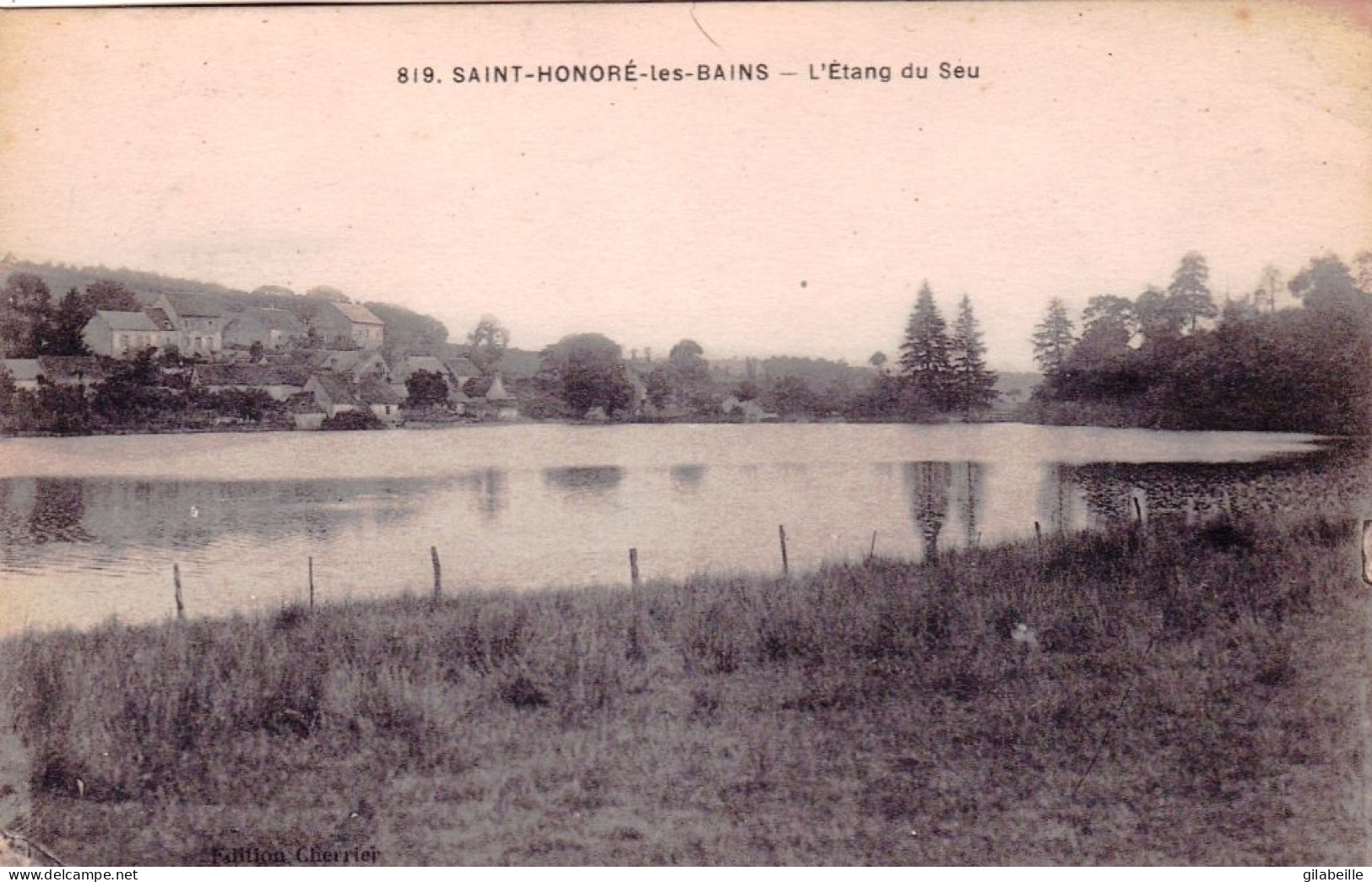 58 - Nievre -  SAINT HONORE LES BAINS -  L Etang Du Seu - Saint-Honoré-les-Bains