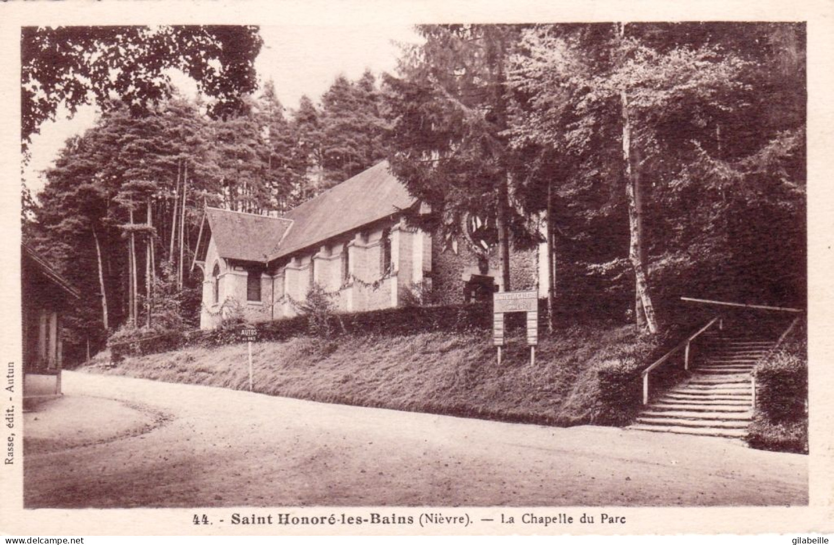 58 - Nievre -  SAINT HONORE LES BAINS -  La Chapelle Du Parc - Saint-Honoré-les-Bains