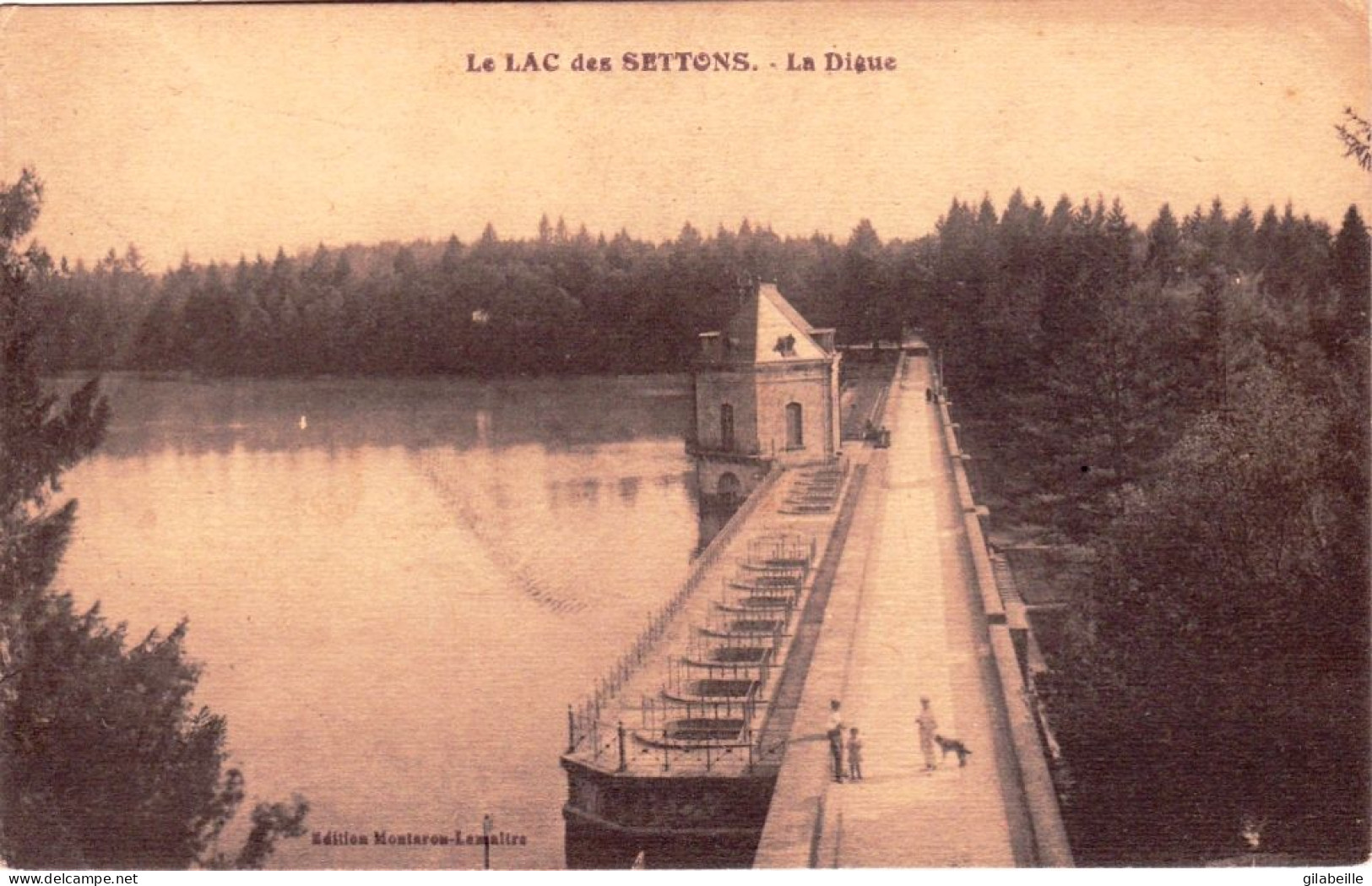 58 - Nievre - LAC Des SETTONS ( Montsauche-les-Settons ) - La Digue  - Montsauche Les Settons
