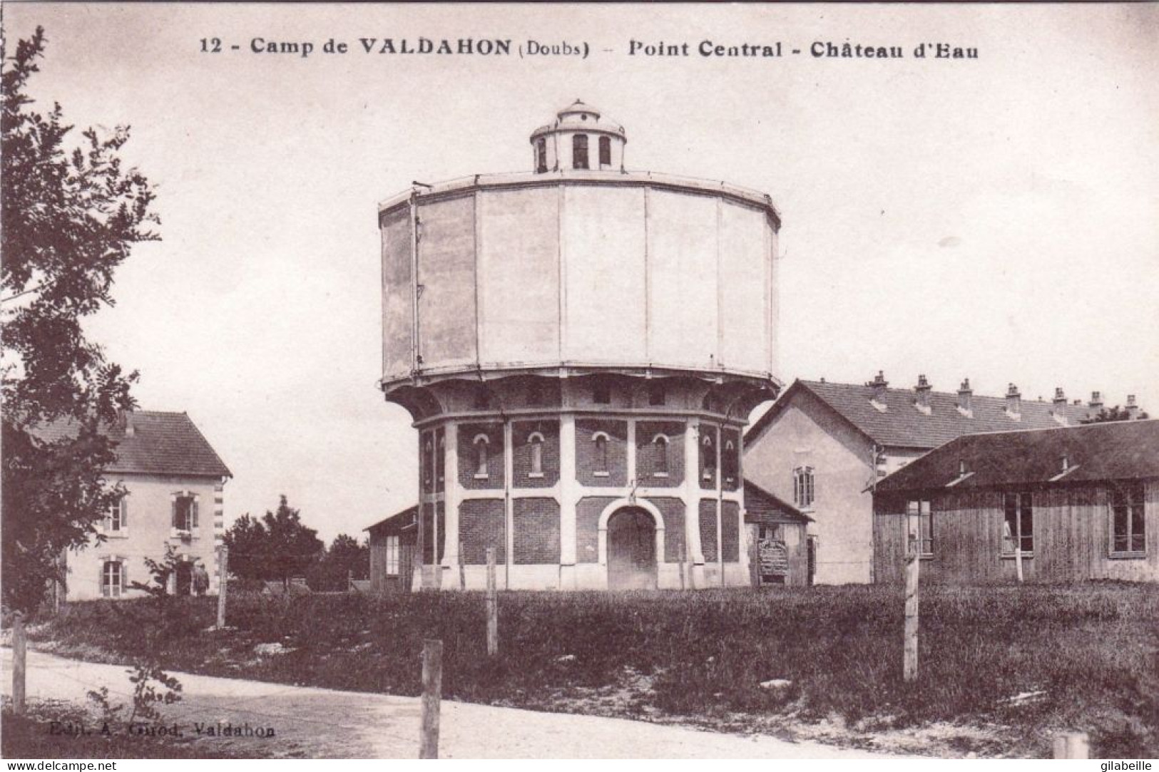 25 - Doubs -  Camp De  VALDAHON -  Point Central - Chateau D Eau - Otros & Sin Clasificación