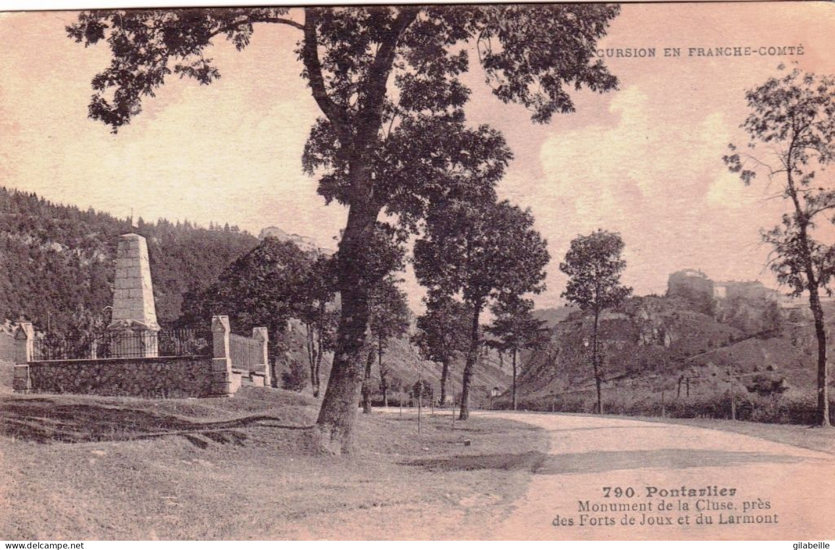 25 - Doubs -  PONTARLIER - Monument De La Cluse Pres Des  Forts De Joux  Et De Larmont - Pontarlier