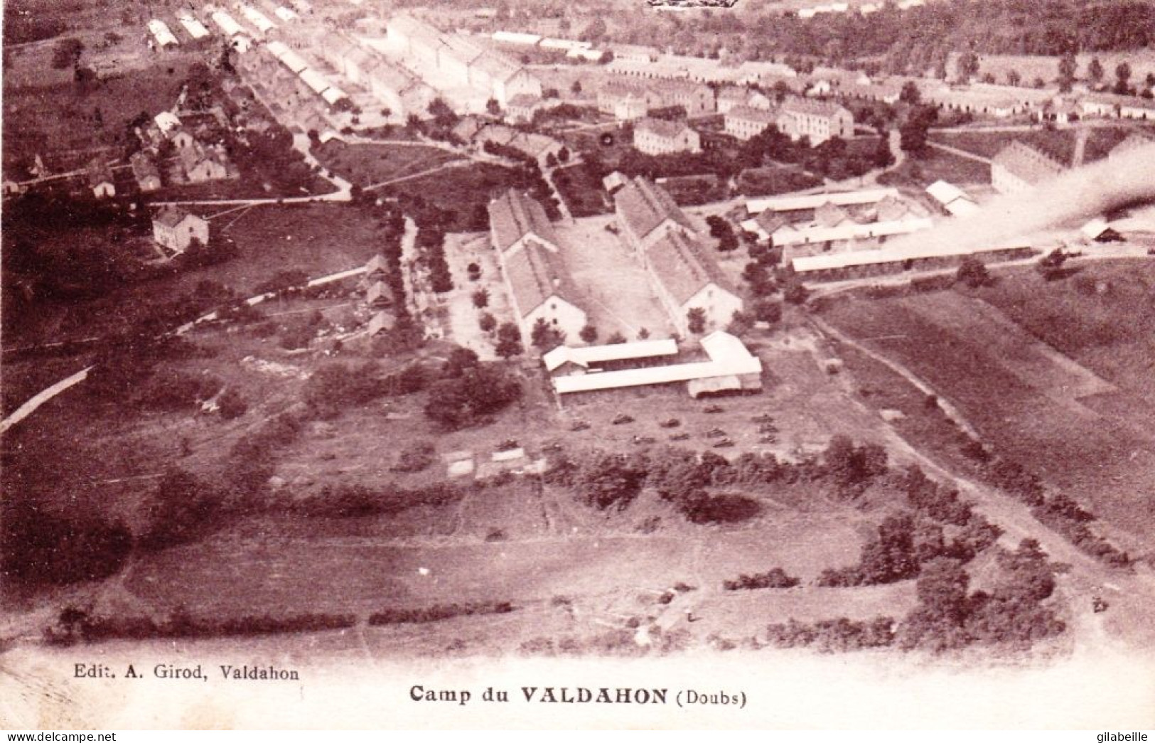 25 - Doubs -  LE VALDAHON - Vue Aerienne Du Camp - Militaria - Autres & Non Classés