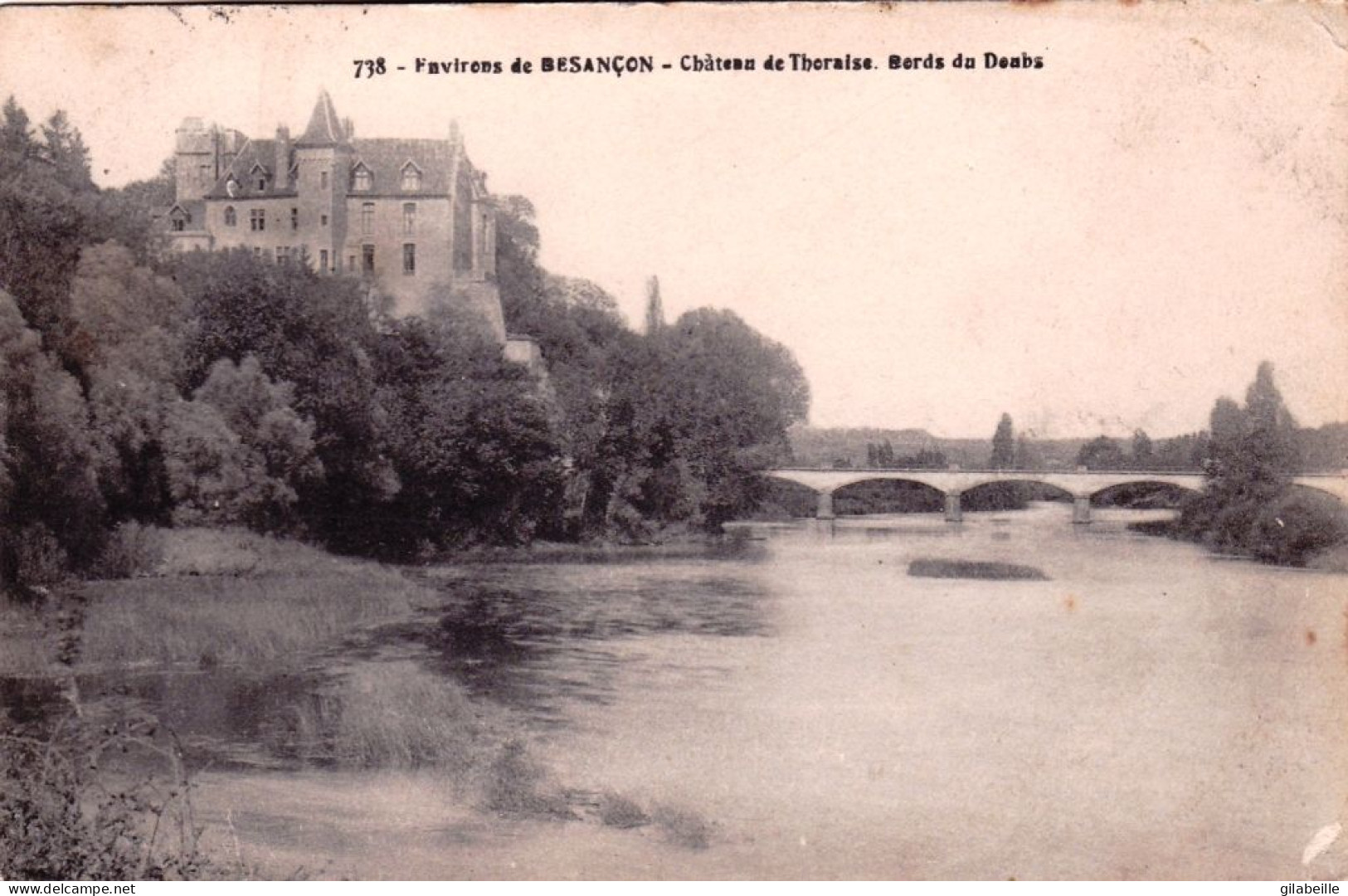 25 - Doubs -  Chateau De THORAISE ( Environs De Besancon ) - Bords Du Doubs - Autres & Non Classés