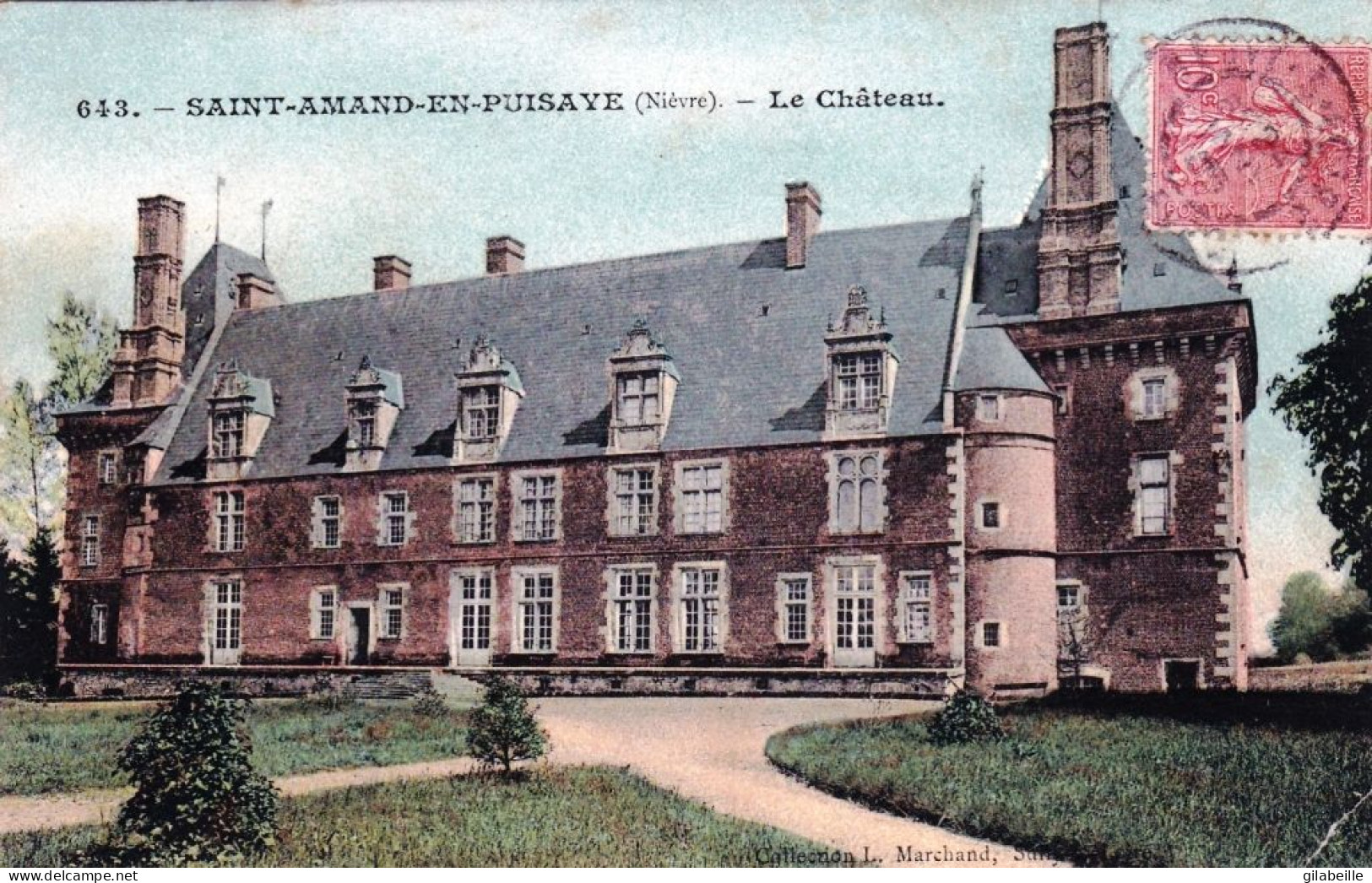 58 - Nievre -  Saint-Amand-en-Puisaye ( Environs De Cosne ) -  Le Chateau  - Saint-Amand-en-Puisaye