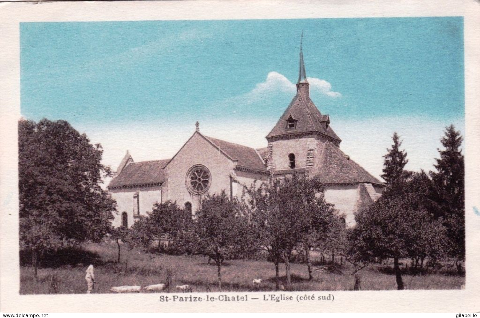 58 - Nievre -  SAINT PARIZE Le CHATEL -  L église - Andere & Zonder Classificatie