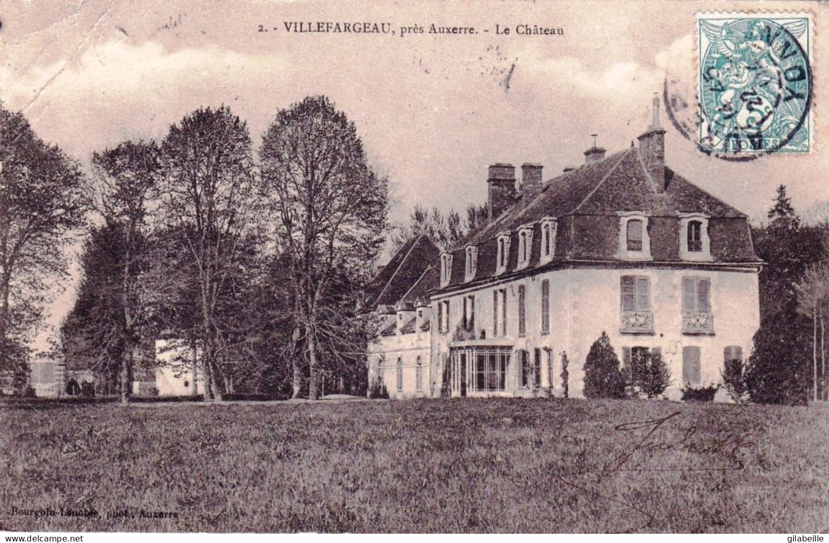 89 - Yonne -  VILLEFARGEAU Pres Auxerre - Le Chateau - Sonstige & Ohne Zuordnung