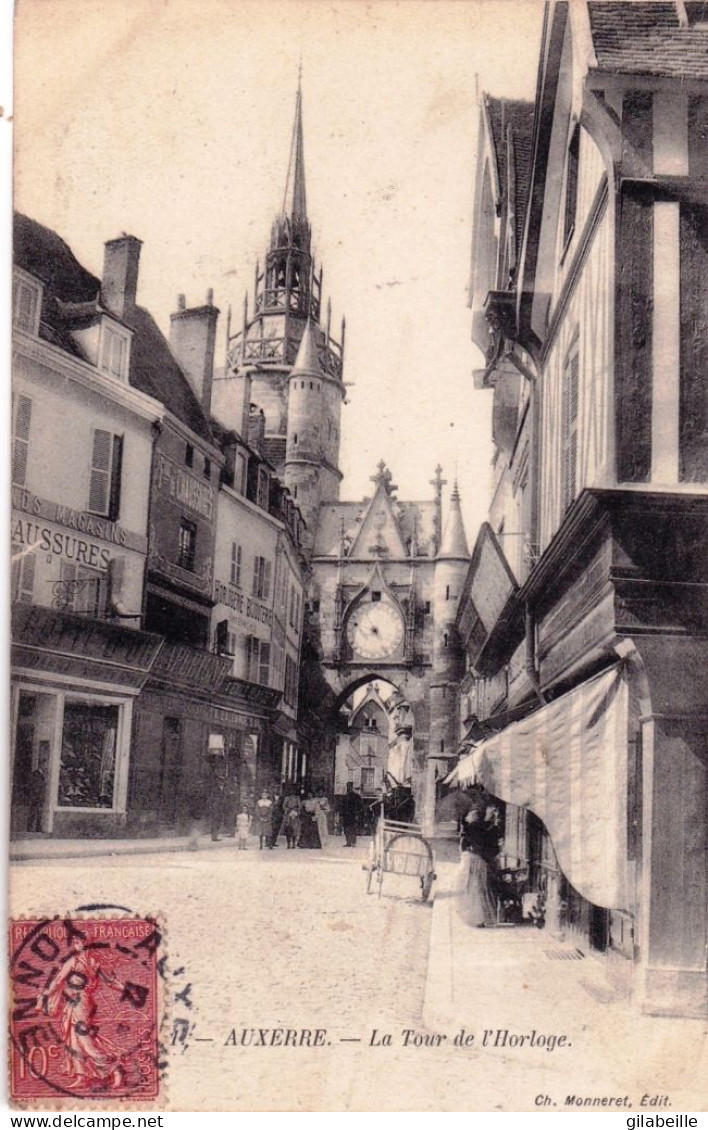 89 - Yonne - AUXERRE - La Tour De L Horloge - Auxerre