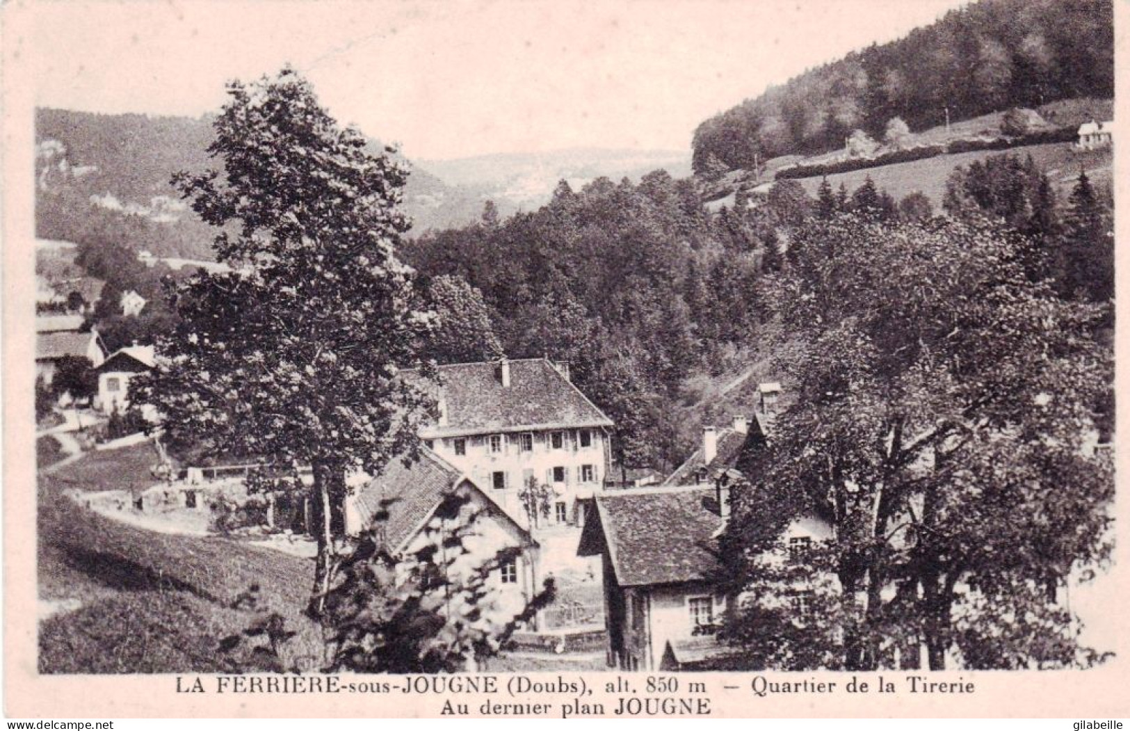 25 - Doubs - LA FERRIERE  Sous JOUGNE - Quartier De La Tirerie - Autres & Non Classés