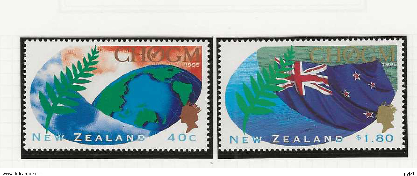 1995 MNH New Zealand Mi 1472-73 Postfris** - Ongebruikt