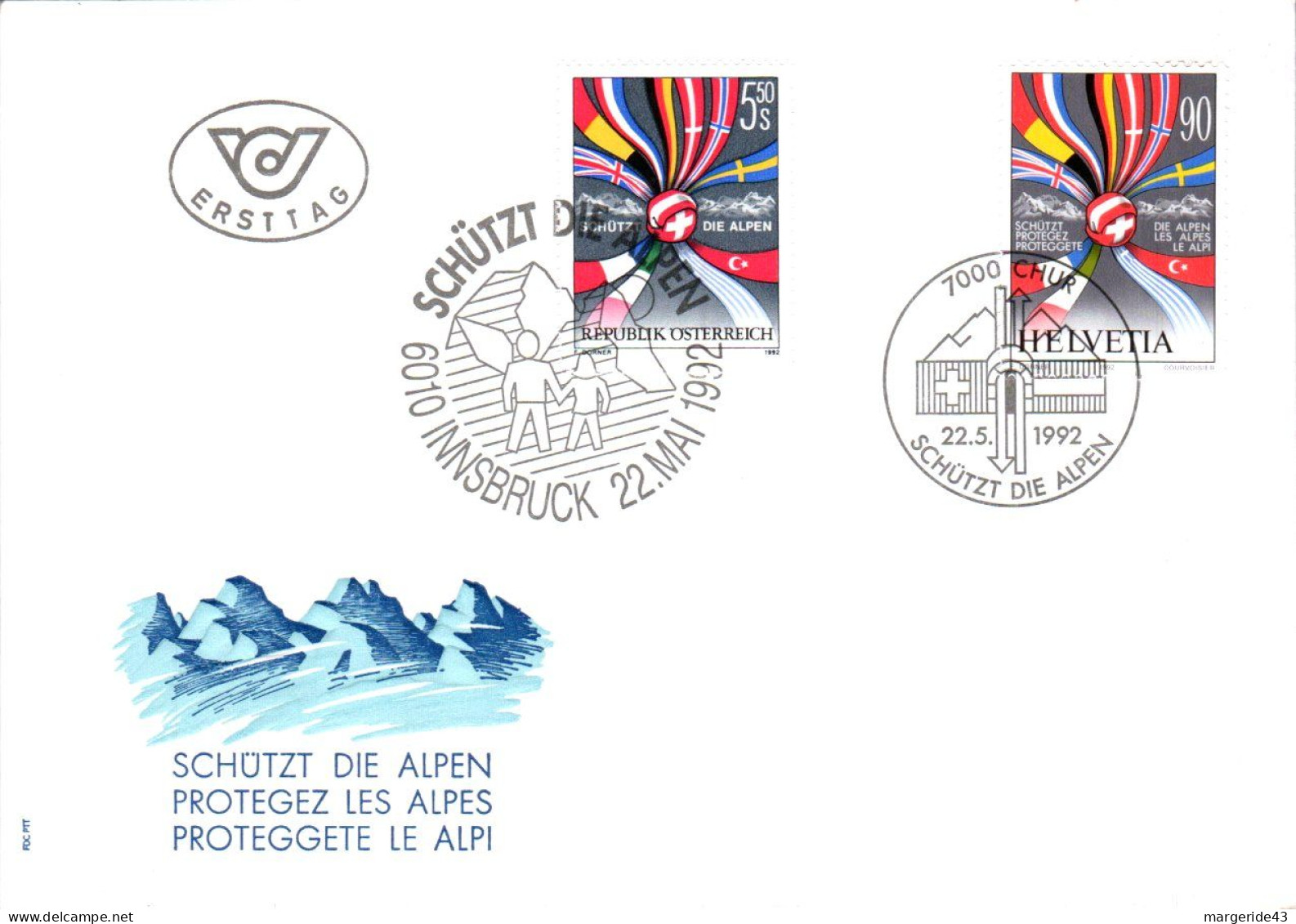 SUISSE  LOT DE 78 FDC - Mezclas (max 999 Sellos)