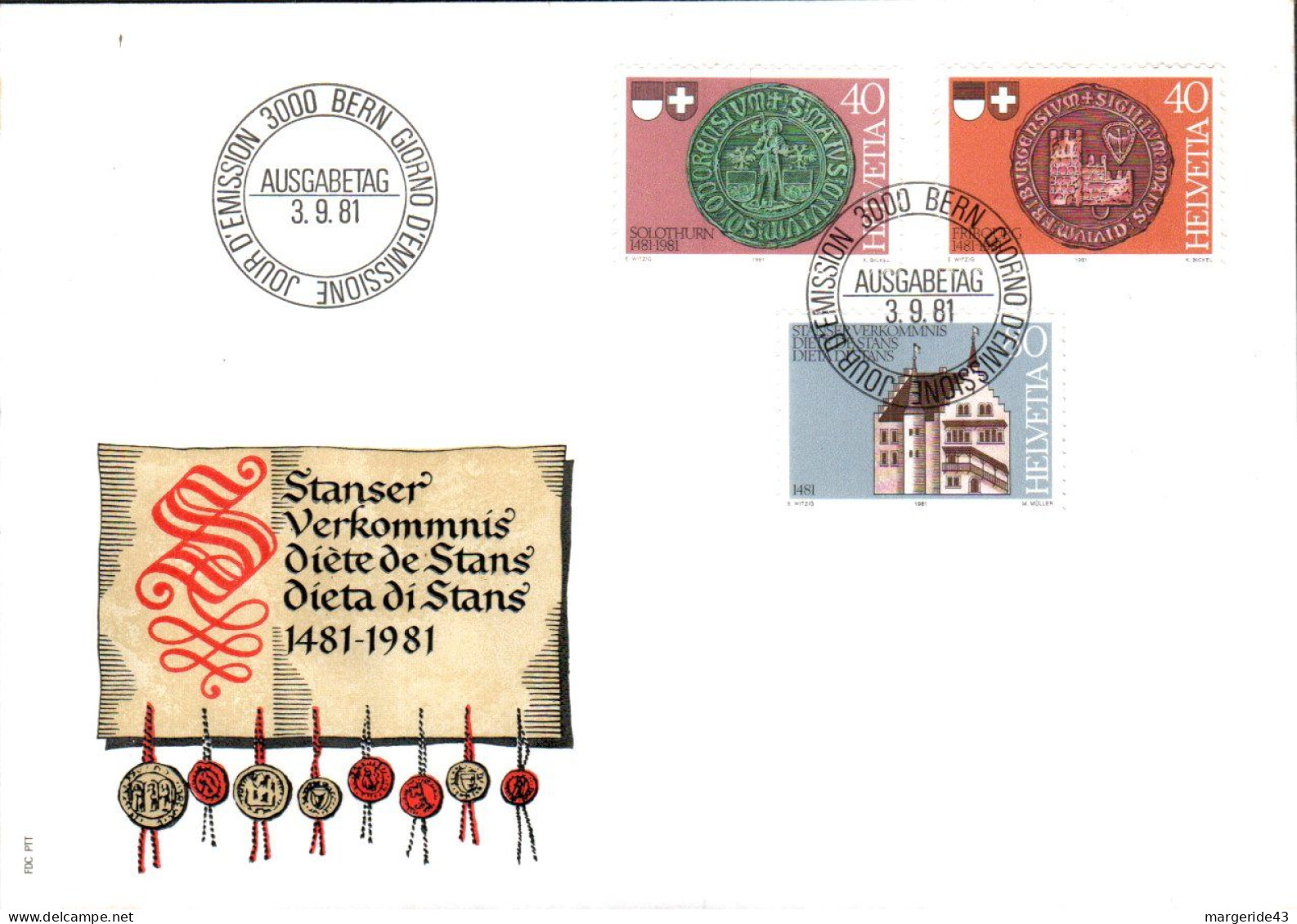 SUISSE  LOT DE 78 FDC