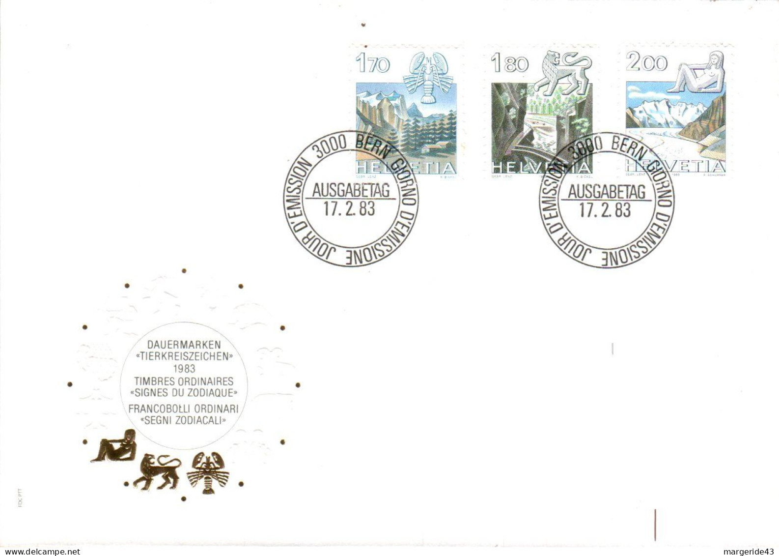 SUISSE  LOT DE 78 FDC