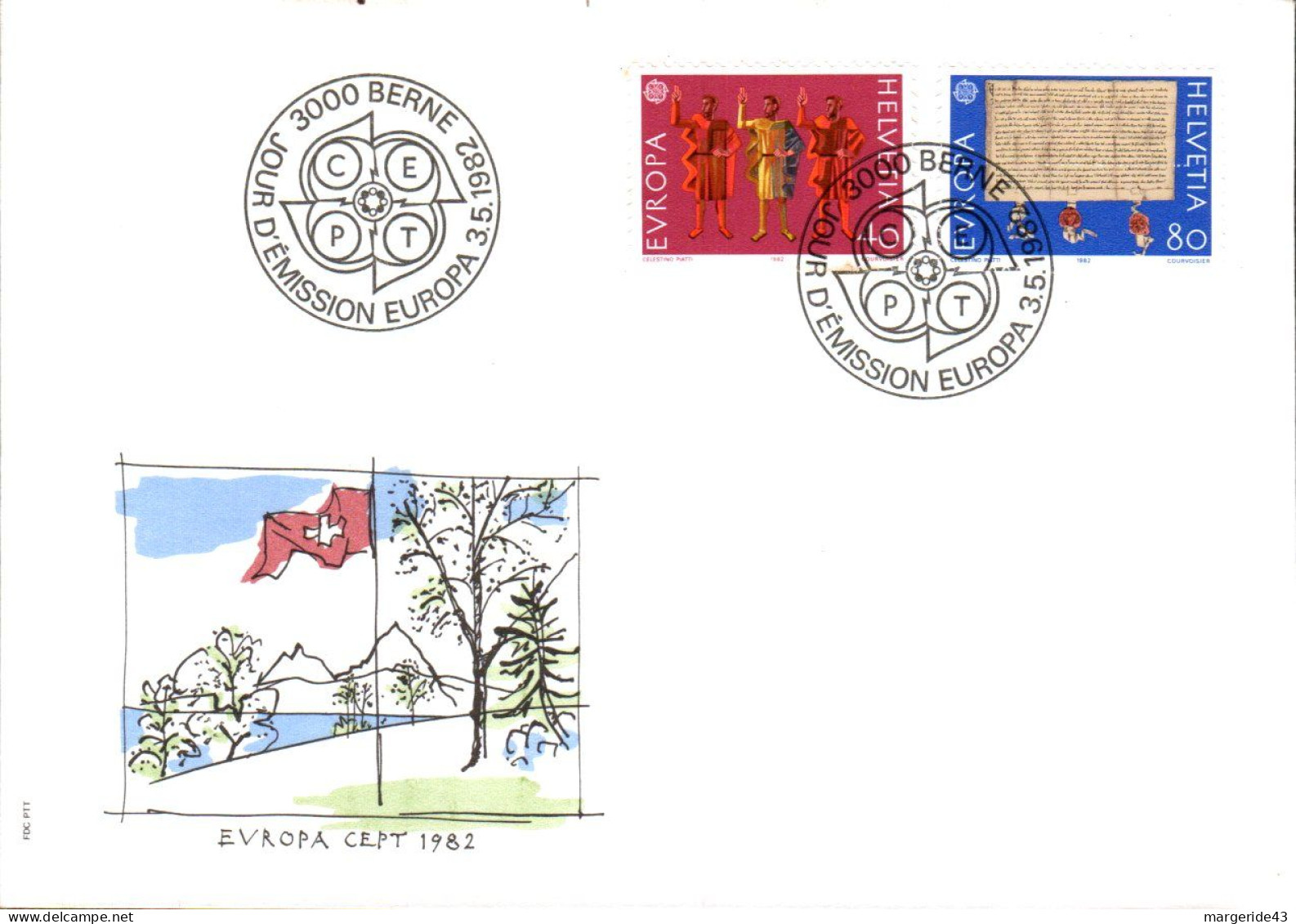 SUISSE  LOT DE 78 FDC