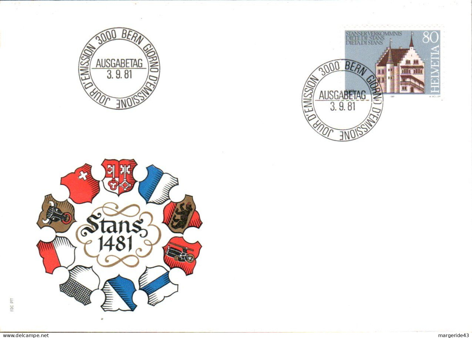 SUISSE  LOT DE 78 FDC