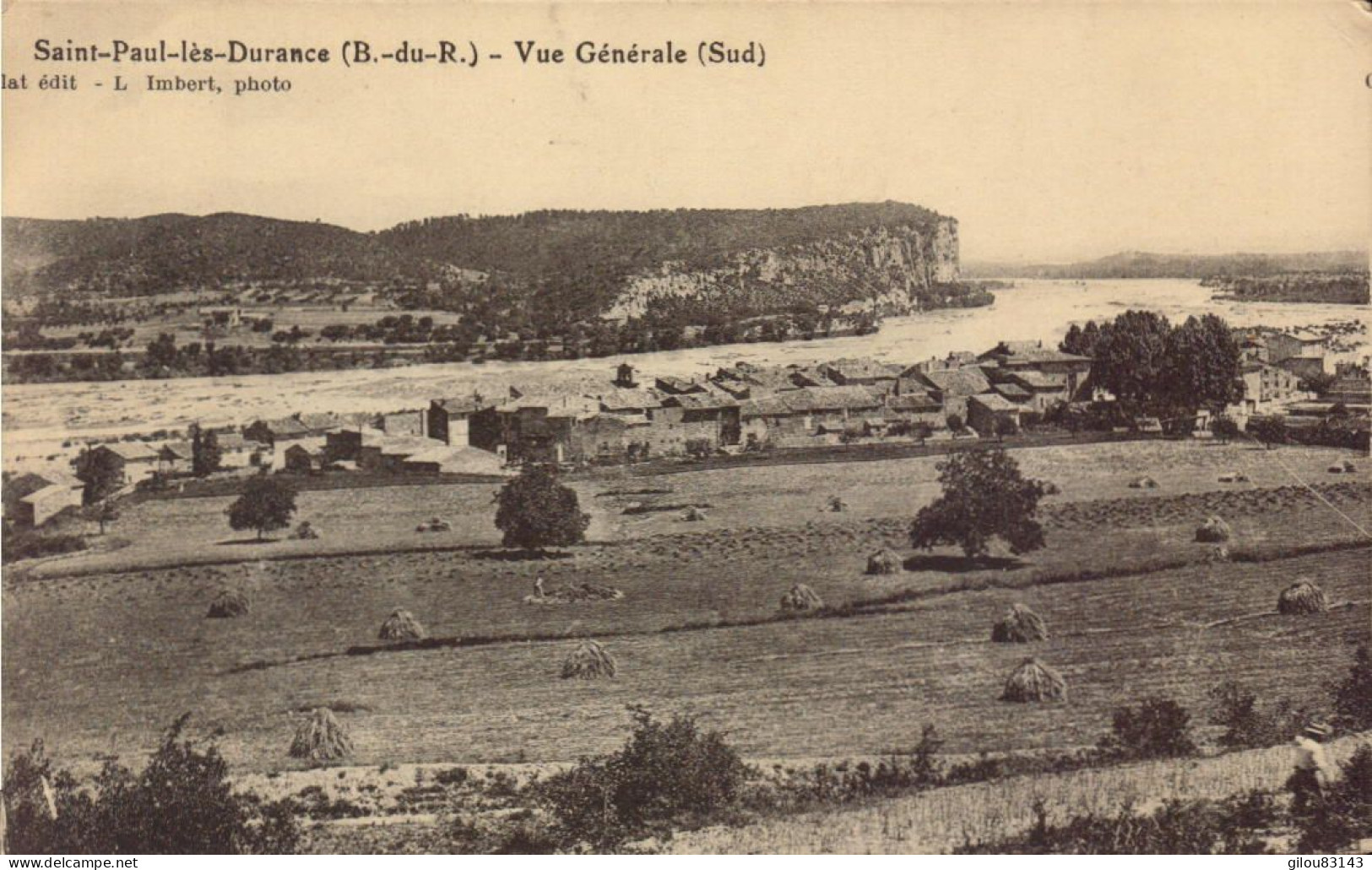 Bouches Du Rhone, Saint Paul Les Durance, Vue Generale Sud - Sonstige & Ohne Zuordnung