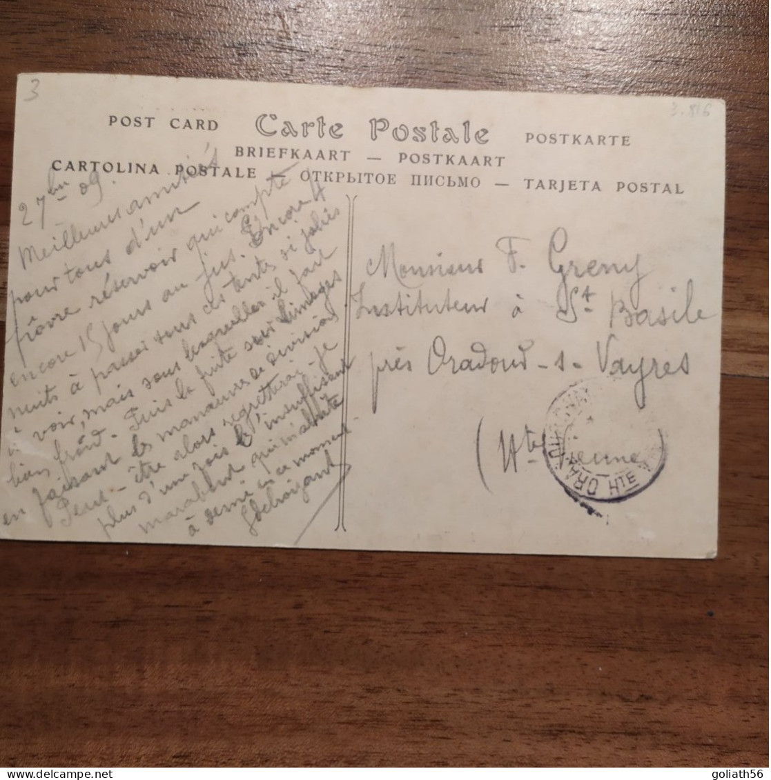 CPA Du Camp De La Courtine - Les Tentes - N°19 - Daté 1909 - Carte Animée - Reggimenti