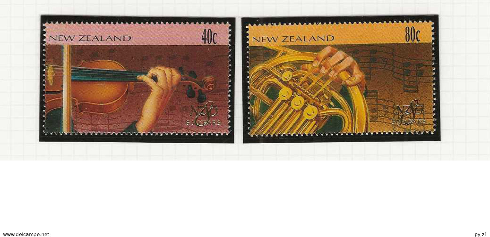 1996 MNH New Zealand Mi 1531-32 Postfris** - Ungebraucht