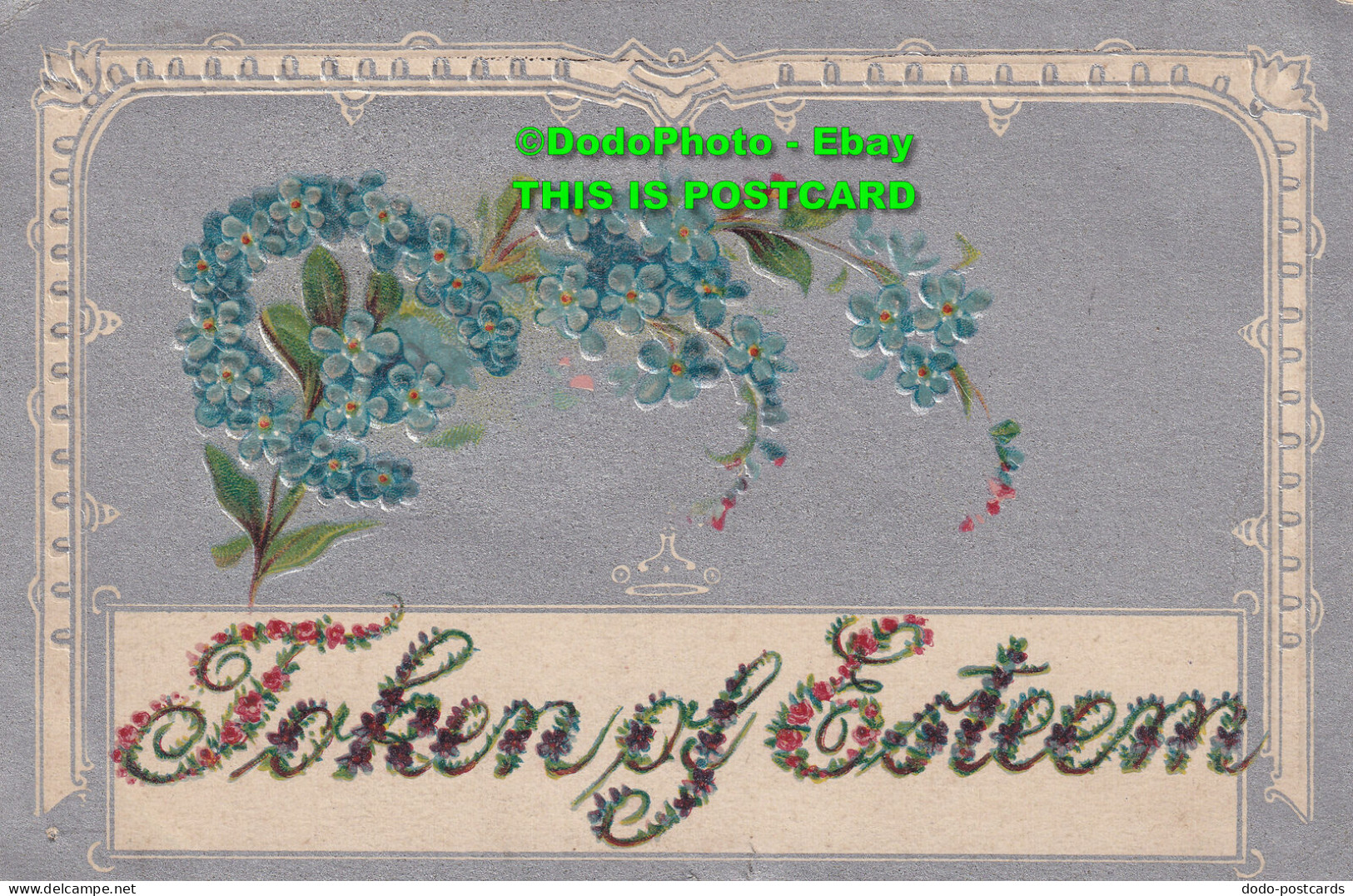 R420306 Token Of Esteem. Flowers. Postcard - World