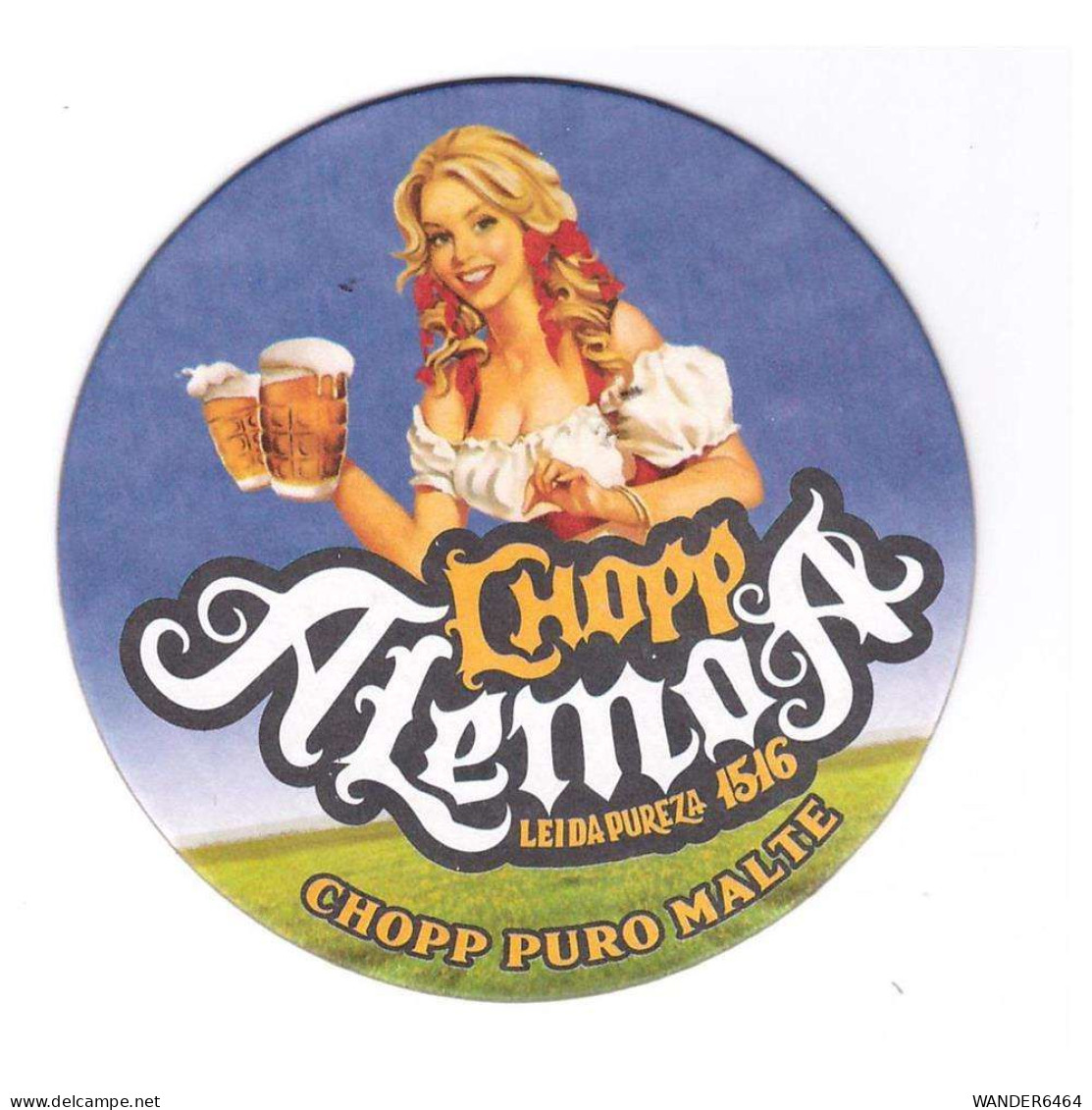 BRAZIL BREWERY  BEER  MATS - COASTERS #04 - Sous-bocks