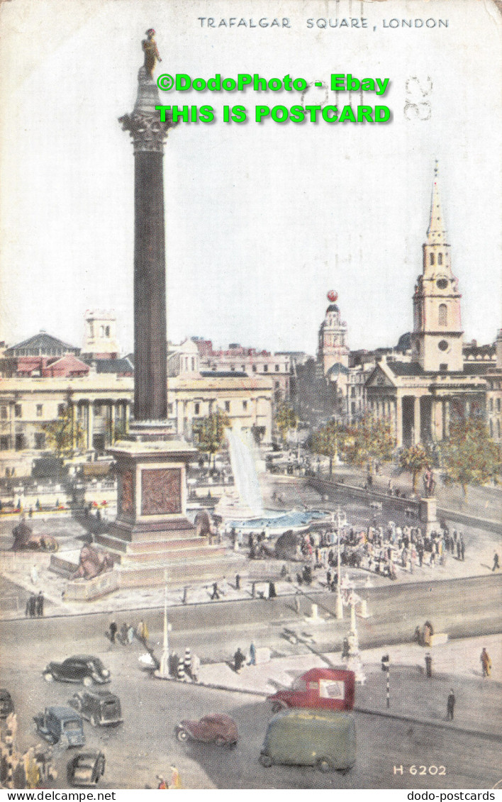 R420762 London. Trafalgar Square. Valentine. Valesque. 1949 - Otros & Sin Clasificación