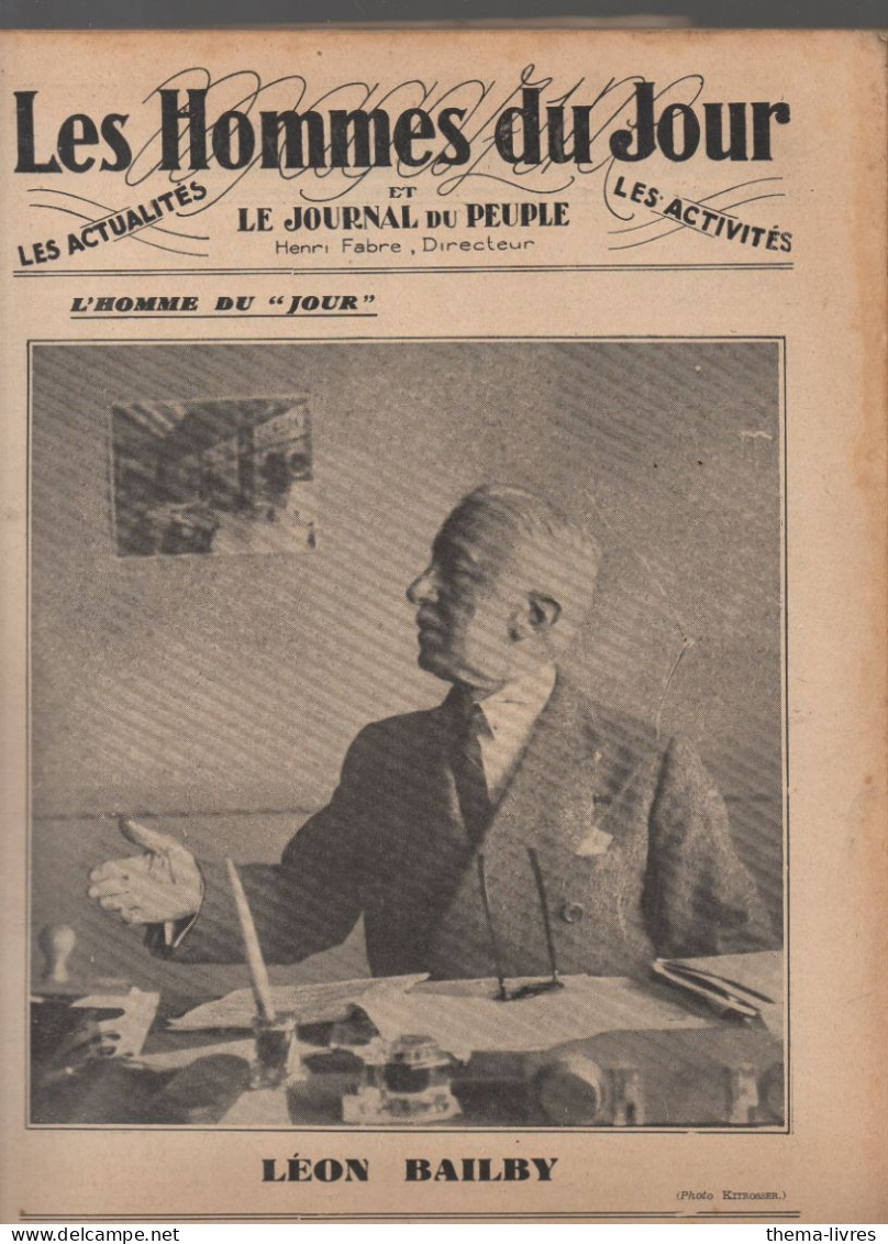 Revue LES HOMMES DU JOUR  Brochage  (éditeur?) Contenant Les N°66 Du 12 Oct 1933  Au 78 Du 25 Janv 1934(CAT1082 /R5) - 1900 - 1949