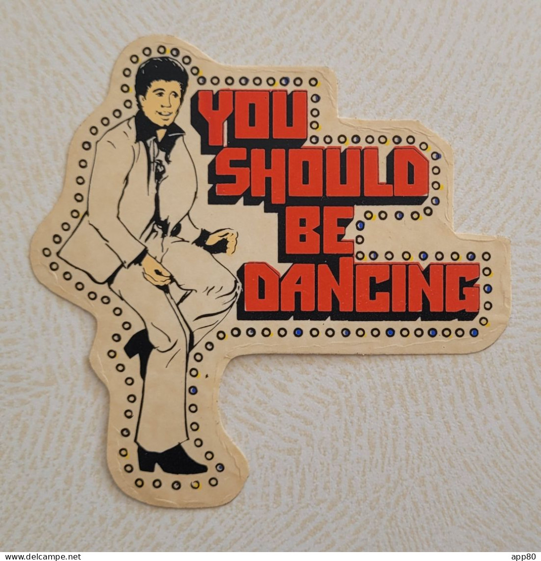 Autocollant Vintage You Should Be Dancing Travolta ? - Stickers