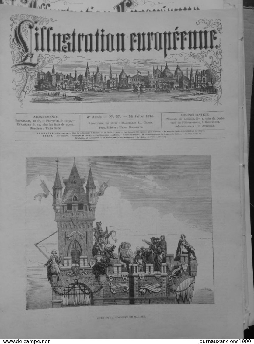 1860 1900 CARNAVAL BELGIQUE  & EUROPE  27 JOURNAUX ANCIENS COMPLETS - Documents Historiques