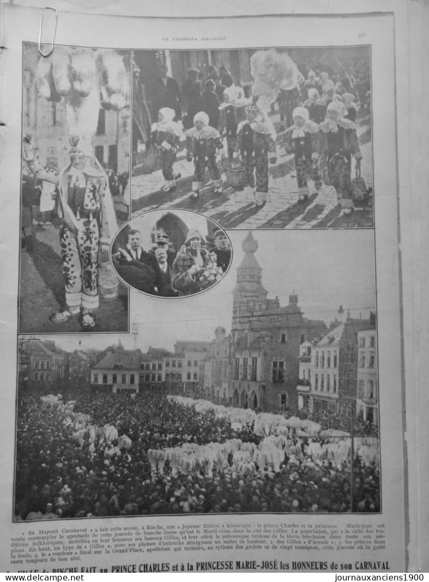 1860 1900 CARNAVAL BELGIQUE  & EUROPE  27 JOURNAUX ANCIENS COMPLETS