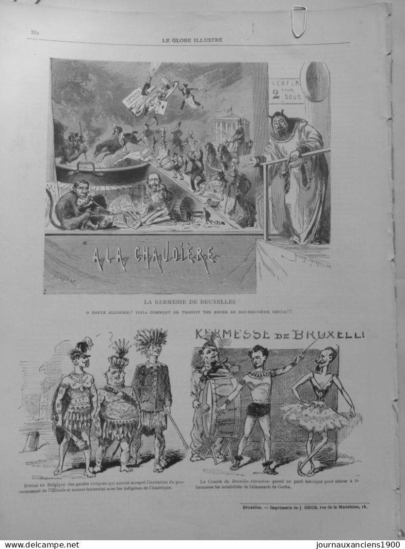 1860 1900 CARNAVAL BELGIQUE  & EUROPE  27 JOURNAUX ANCIENS COMPLETS