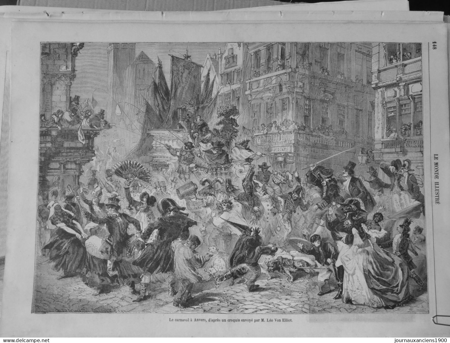 1860 1900 CARNAVAL BELGIQUE  & EUROPE  27 JOURNAUX ANCIENS COMPLETS