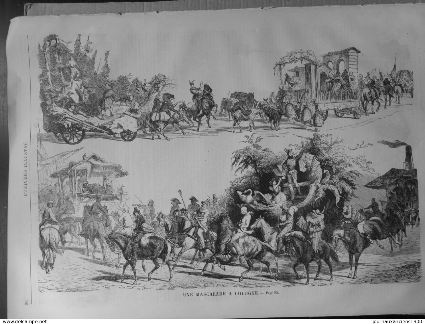 1860 1900 CARNAVAL BELGIQUE  & EUROPE  27 JOURNAUX ANCIENS COMPLETS