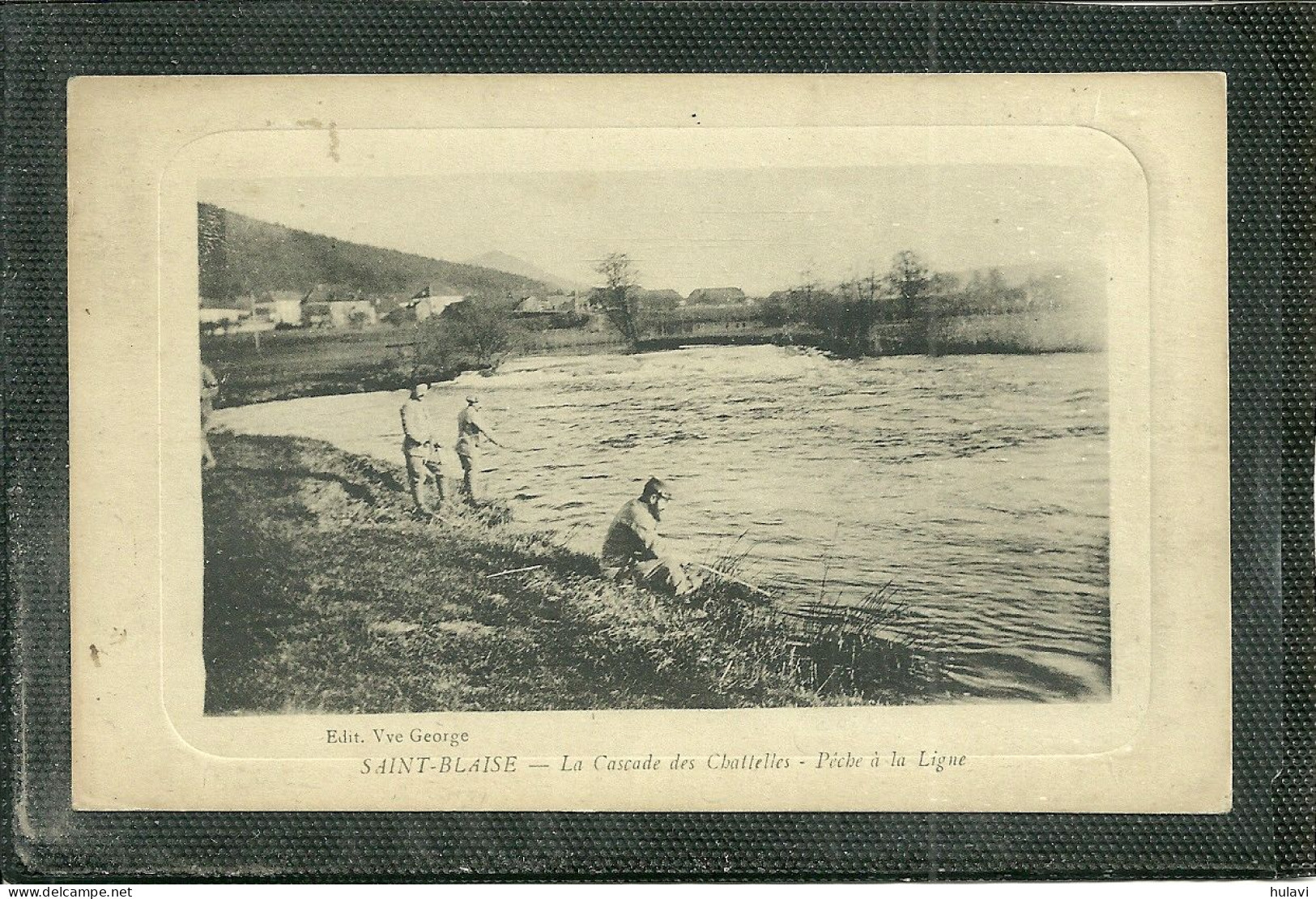 74  SAINT BLAISE - LA CASCADE DES CHATTELLES - PECHE A LA LIGNE (ref 8704) - Autres & Non Classés