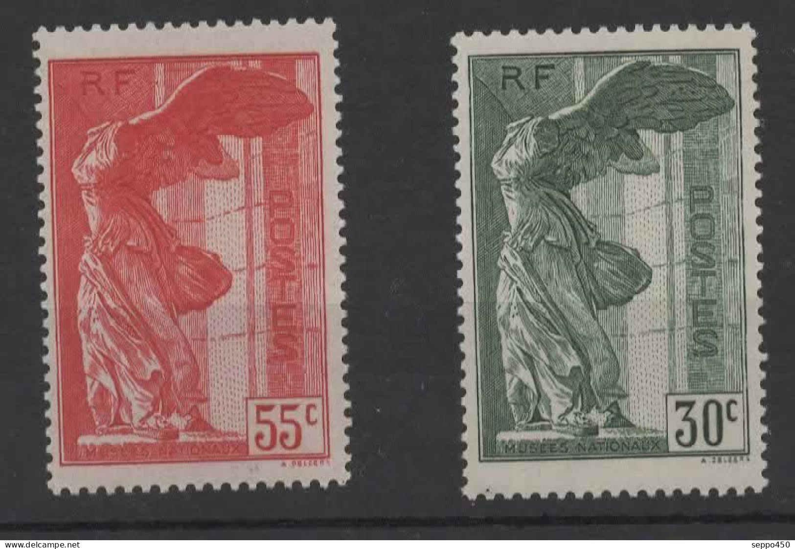 YT 354/355 VICTOIRE DE SAMOTHRACE , NEUFS**, BEAU CENTRAGE STAMPS BRIEFMARKEN - Unused Stamps