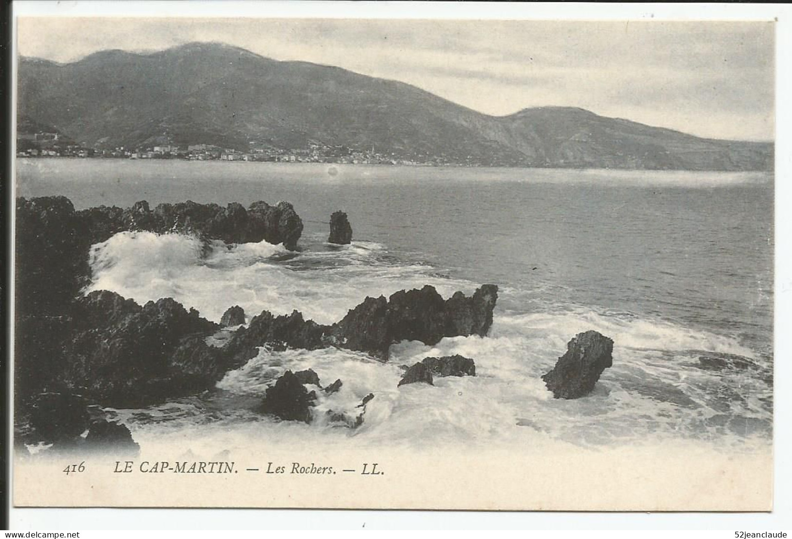 Le Cap Martin Les Rochers    1907      N° 416 - Autres & Non Classés