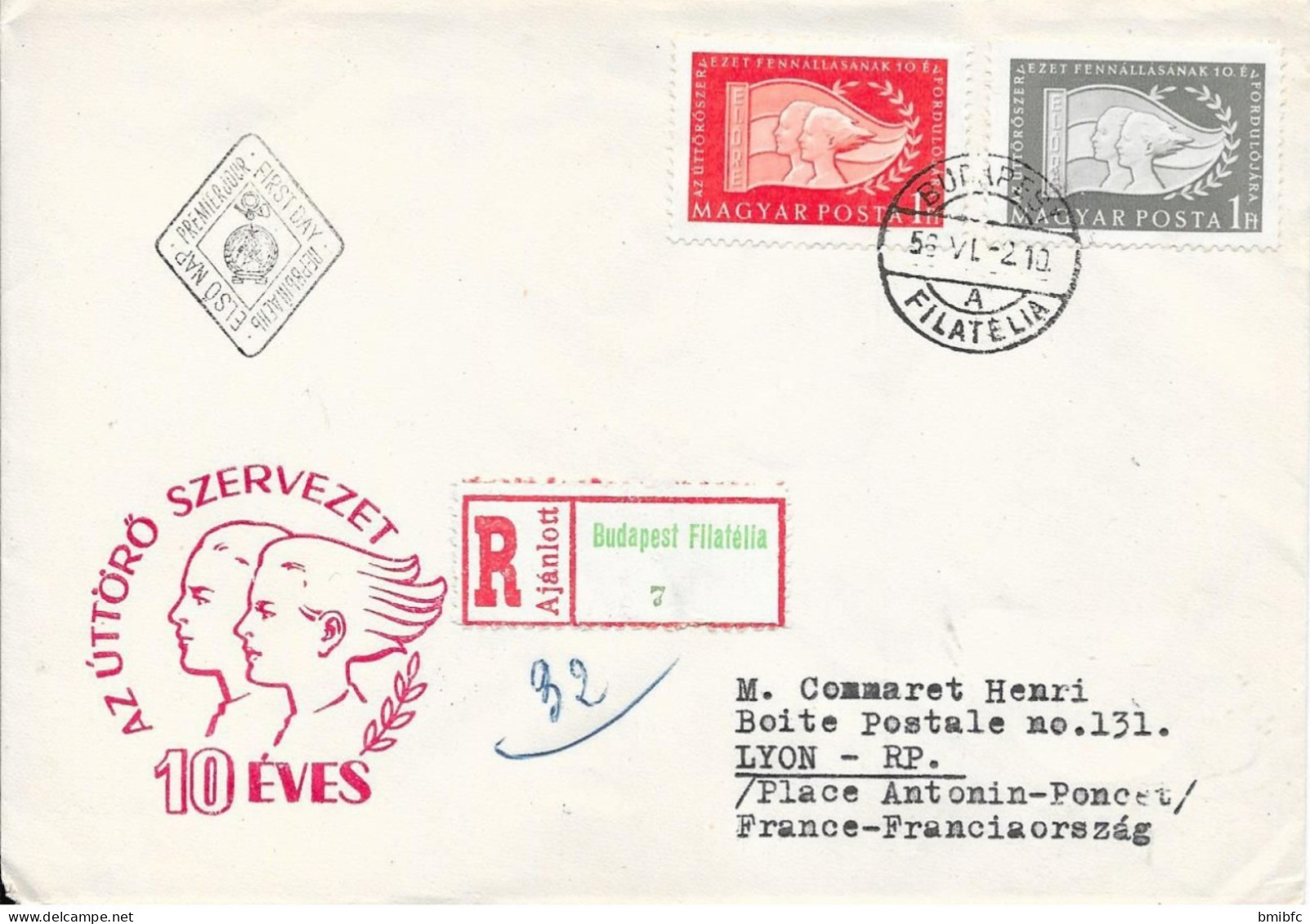 BUDAPEST 1956 - Lettres & Documents